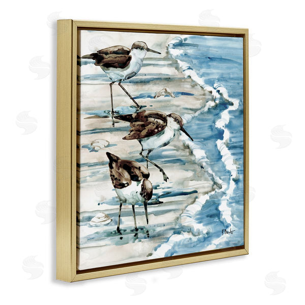 Stupell Industries Paul Brent | Rockhampton Sandpipers Beach Ripples