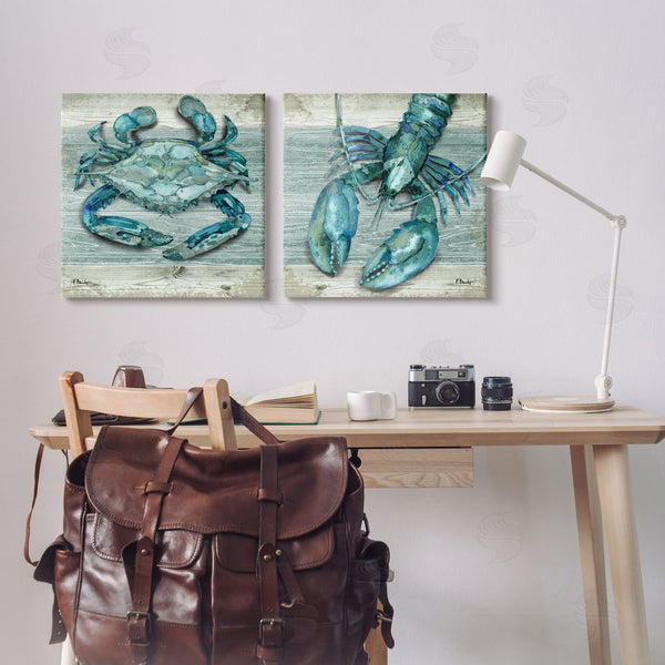 Stupell Industries Paul Brent | Rustic Crab Northpoint Lobster Wall Art