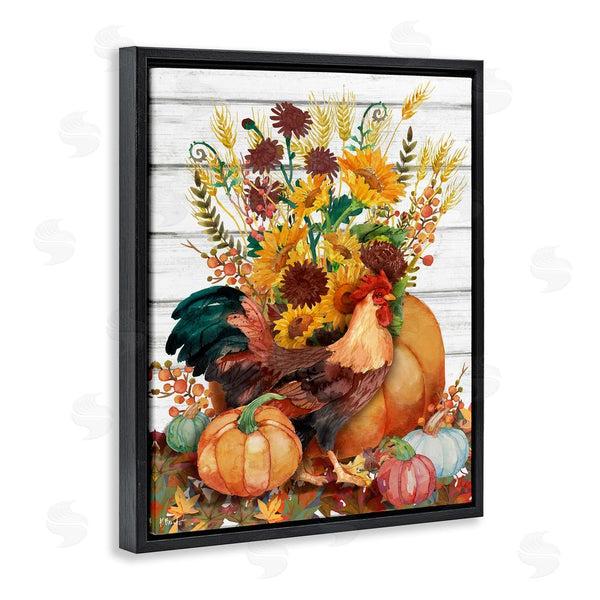 Stupell Industries Paul Brent | Rustic Sunflowers & Hen Wall Art
