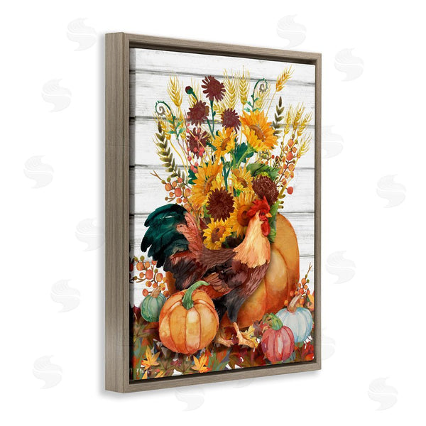 Stupell Industries Paul Brent | Rustic Sunflowers & Hen Wall Art