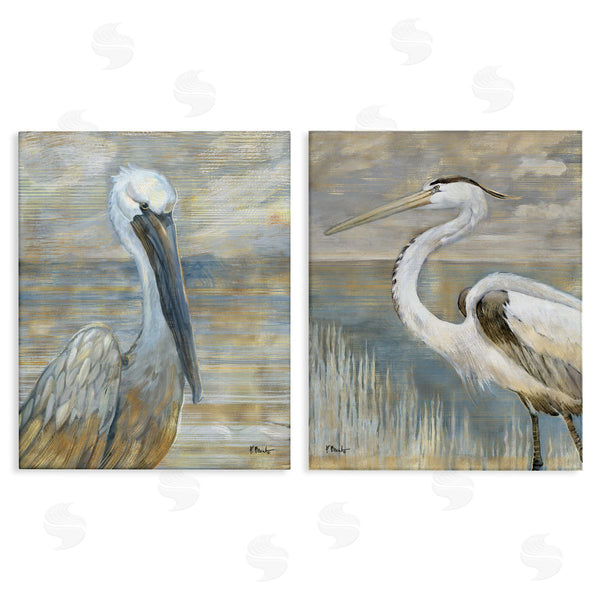 stupell industries Paul Brent | Sea Birds Abstract Beach Wall Art