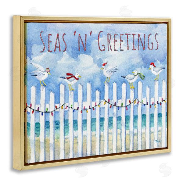 Stupell Industries Paul Brent | Seas 'n' Greetings Seagulls