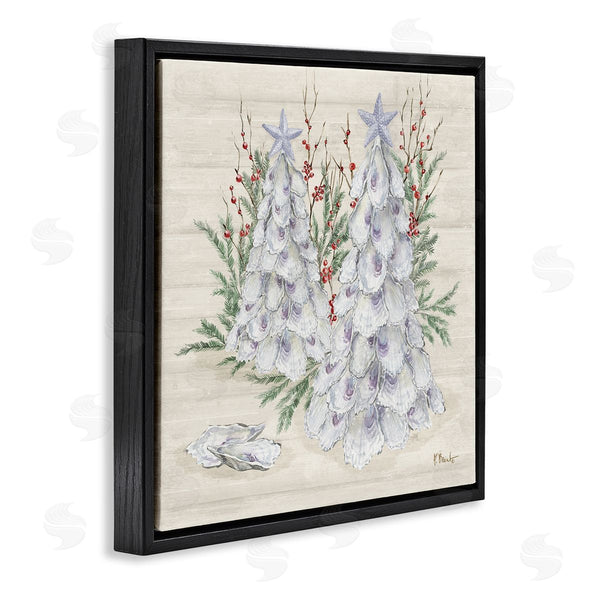 Stupell Industries Paul Brent | Seashells & Holly Trees