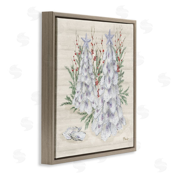 Stupell Industries Paul Brent | Seashells & Holly Trees