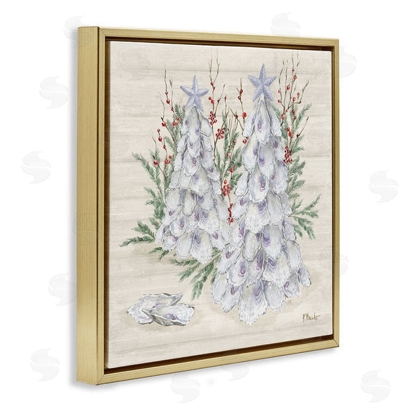 Stupell Industries Paul Brent | Seashells & Holly Trees