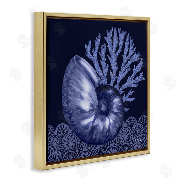 Stupell Industries Paul Brent | Shadow Nautilus Shell