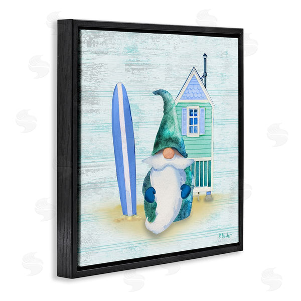 Stupell Industries Paul Brent | Summer Cottage Gnome Beach Wall Art