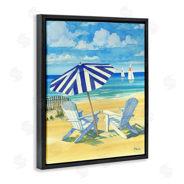 Stupell Industries Paul Brent | Summer Shade Beach Scene Wall Art