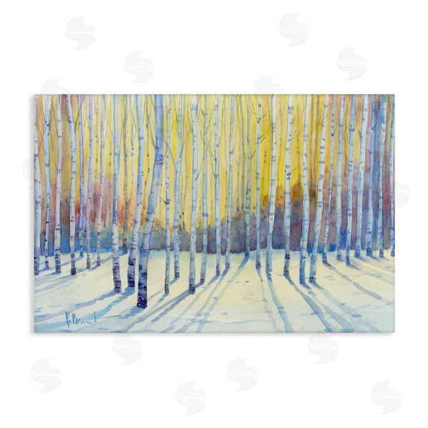 stupell industries Paul Brent | Sunlit Winter Birch Trees