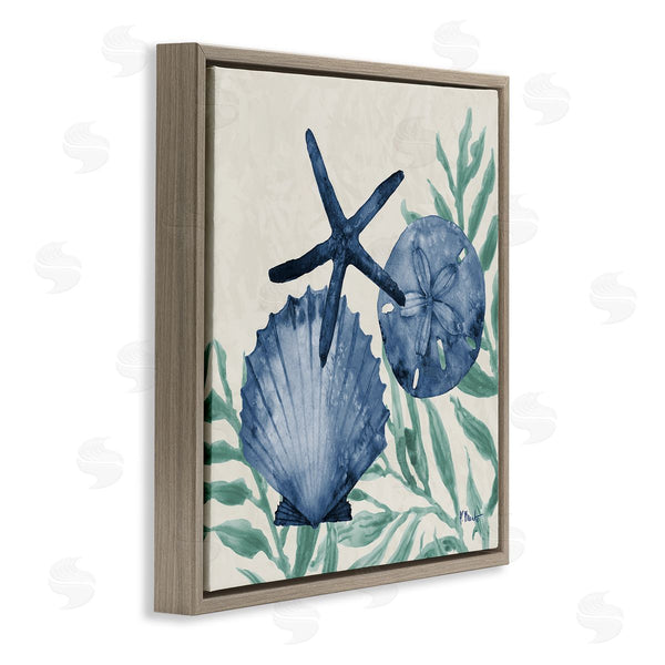 Stupell Industries Paul Brent | Tampico Shells In Blue