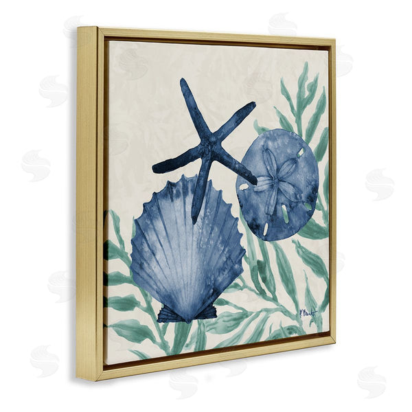 Stupell Industries Paul Brent | Tampico Shells In Blue