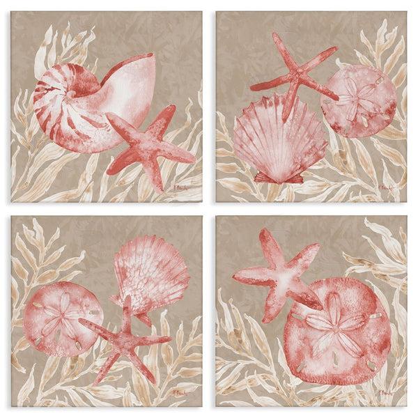 stupell industries Paul Brent | Tampico Shells in Peach Wall Art