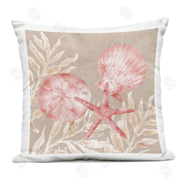 Stupell Industries Paul Brent | Tampico Shells & Sand Dollar Printed Throw Pillow