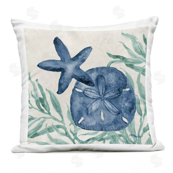 Stupell Industries Paul Brent | Tampico Starfish & Sand Dollar Printed Throw Pillow