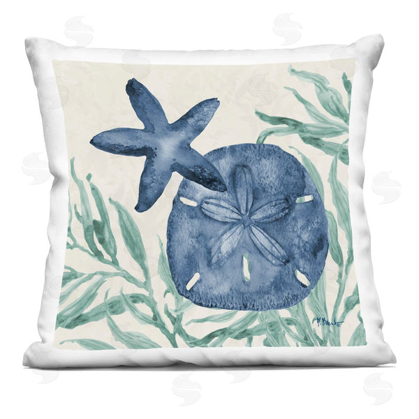 stupell industries Paul Brent | Tampico Starfish & Sand Dollar Printed Throw Pillow