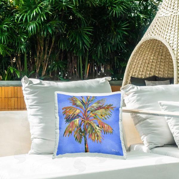 Stupell Industries Paul Brent | Tropical Bondi Palm Printed Throw Pillow