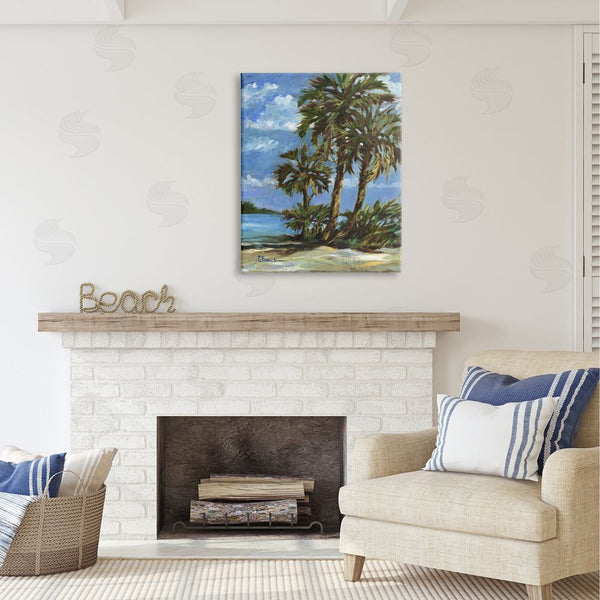 Stupell Industries Paul Brent | Tropical Shoreline View Wall Art