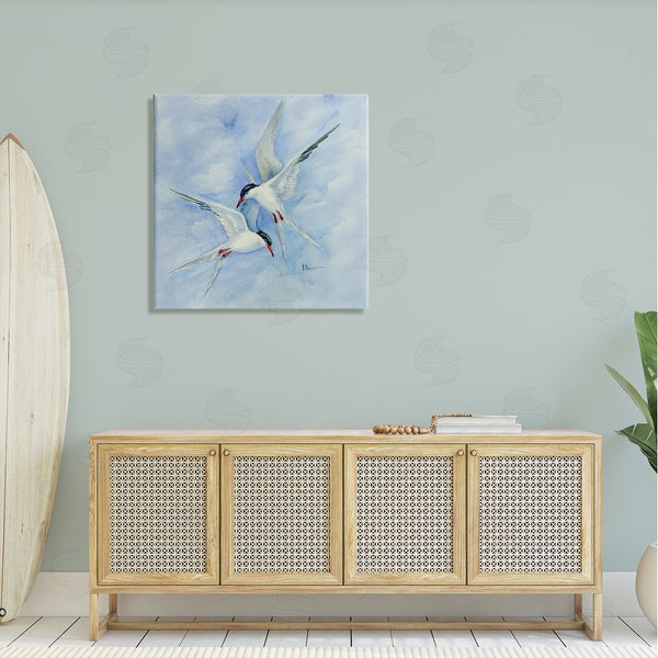 Stupell Industries Paul Brent | Two Birds Flying Sky Wildlife Wall Art