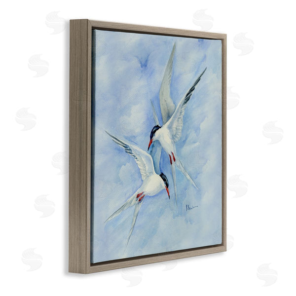 Stupell Industries Paul Brent | Two Birds Flying Sky Wildlife Wall Art