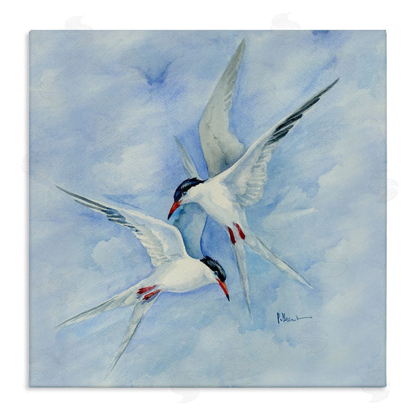 stupell industries Paul Brent | Two Birds Flying Sky Wildlife Wall Art