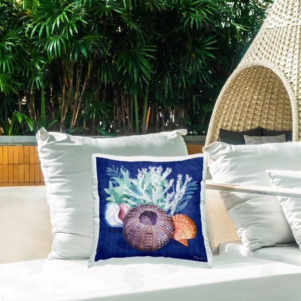 Stupell Industries Paul Brent | Urchin Sea Life Printed Throw Pillow