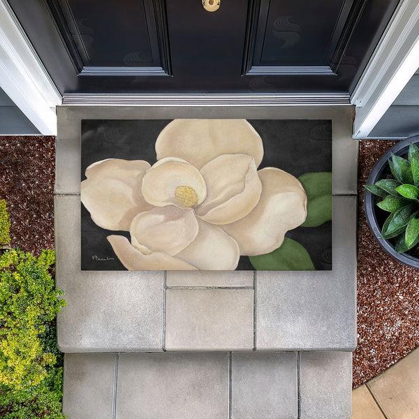 Stupell Industries Paul Brent | Vintage Magnolia Grandiflora Non-Woven Door Mat