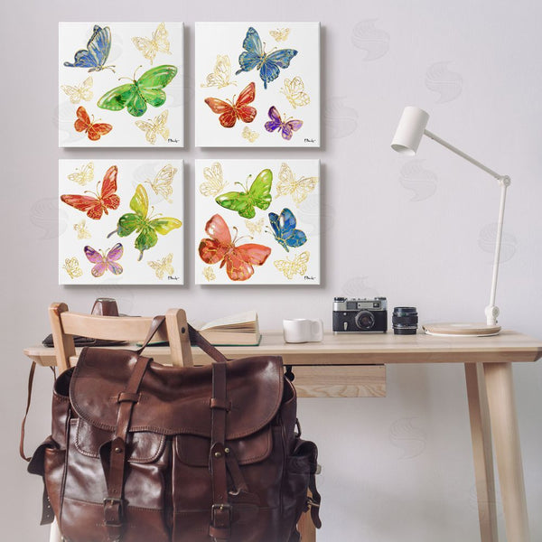 Stupell Industries Paul Brent | Vivid Glam Butterflies Wall Art