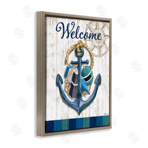 Stupell Industries Paul Brent | Welcome Nautical Buoys Wall Art