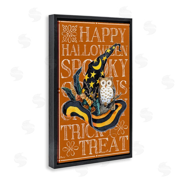 Stupell Industries Paul Brent | Witchy Hat & Owl Phrases Wall Art