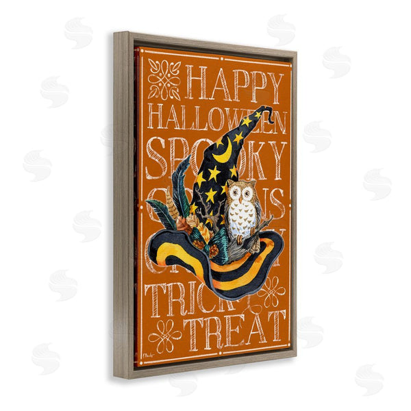 Stupell Industries Paul Brent | Witchy Hat & Owl Phrases Wall Art