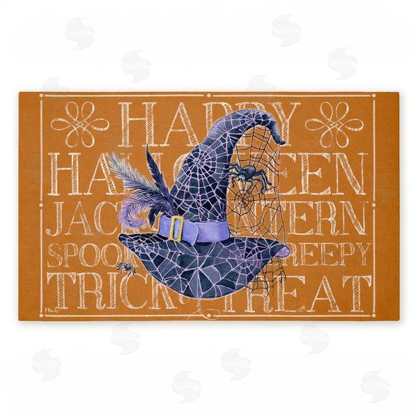 stupell industries Paul Brent | Witchy Hat & Spooky Phrases Non-Woven Door Mat
