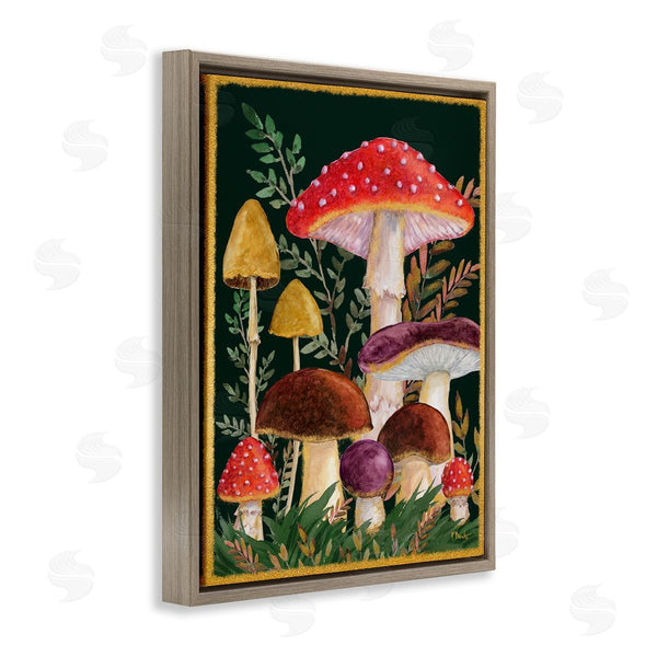 Stupell Industries Paul Brent | Woodland Mushrooms Nature Wall Art