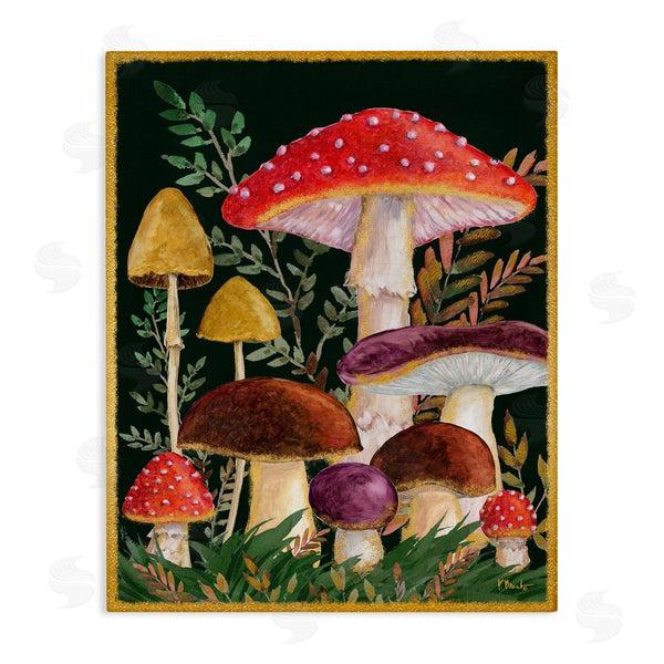 stupell industries Paul Brent | Woodland Mushrooms Nature Wall Art