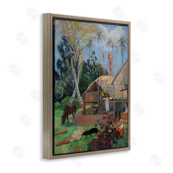 Stupell Industries Paul Gauguin | The Black Pigs Classical Painting