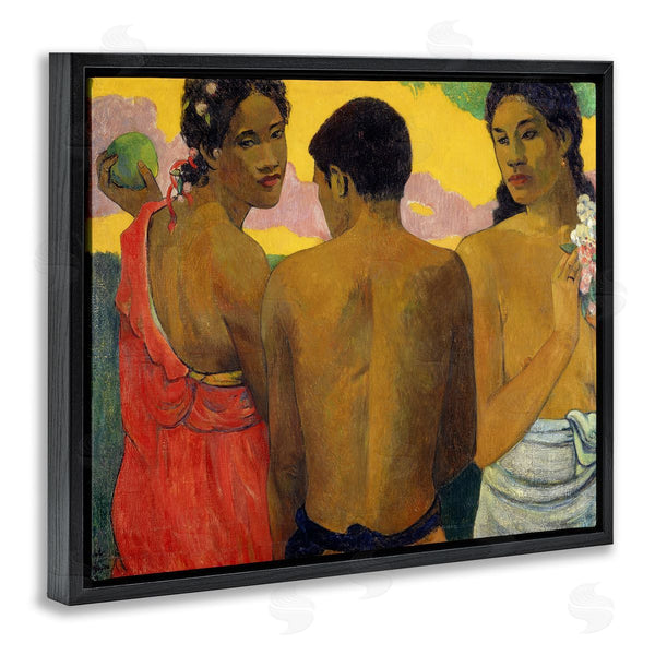 Stupell Industries Paul Gauguin | Three Tahitians Classical Painting