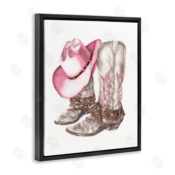 Stupell Industries Paul Mathenia | Pink Glam Cowgirl Boots Wall Art