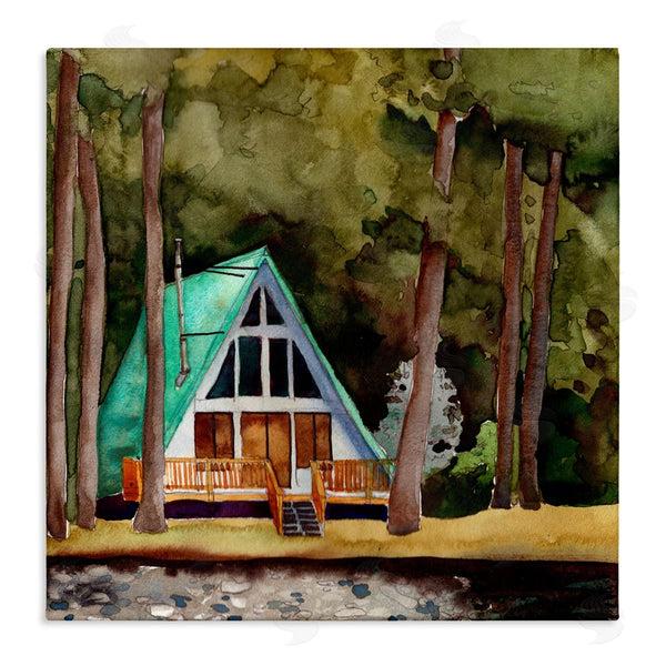 stupell industries Paul McCreery | Woodland Cabin Landscape