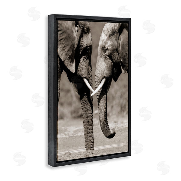 Stupell Industries Paul Souders | Heartwarming Elephant Pair