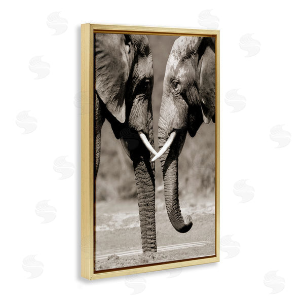 Stupell Industries Paul Souders | Heartwarming Elephant Pair