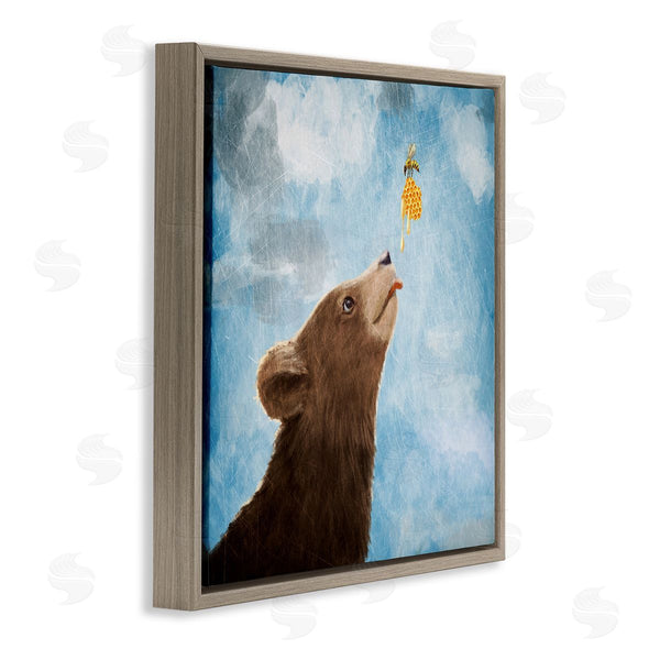 Stupell Industries Paula Belle Flores | Bear & Honey Bee