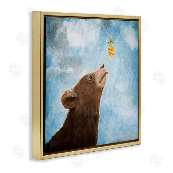 Stupell Industries Paula Belle Flores | Bear & Honey Bee