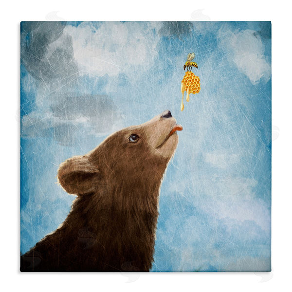 stupell industries Paula Belle Flores | Bear & Honey Bee