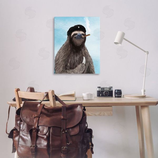Stupell Industries Paula Belle Flores | Captain Sloth & Cigar Wall Art