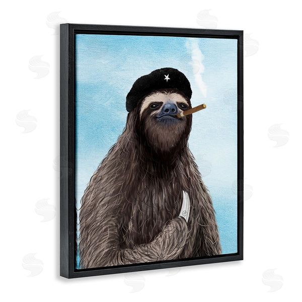 Stupell Industries Paula Belle Flores | Captain Sloth & Cigar Wall Art