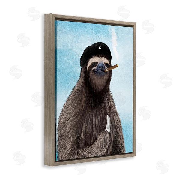 Stupell Industries Paula Belle Flores | Captain Sloth & Cigar Wall Art