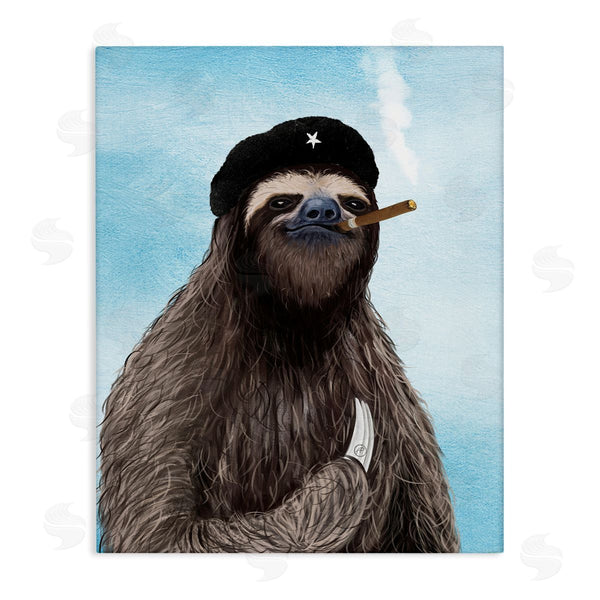stupell industries Paula Belle Flores | Captain Sloth & Cigar Wall Art