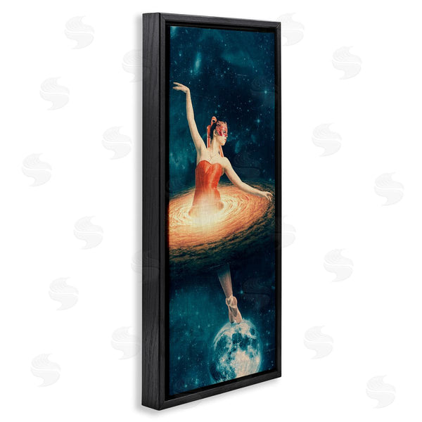 Stupell Industries Paula Belle Flores | Dancing Ballerina Surreal Nebula Dress Wall Art