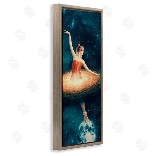 Stupell Industries Paula Belle Flores | Dancing Ballerina Surreal Nebula Dress Wall Art