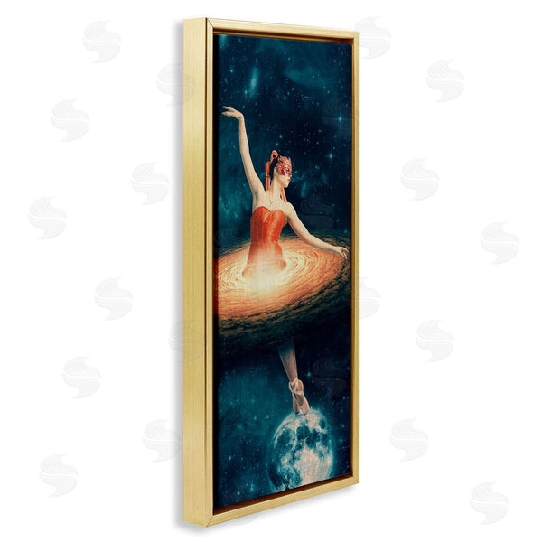 Stupell Industries Paula Belle Flores | Dancing Ballerina Surreal Nebula Dress Wall Art