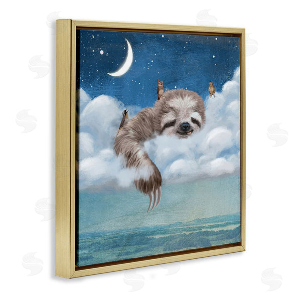 Stupell Industries Paula Belle Flores | Sloth Asleep In Clouds